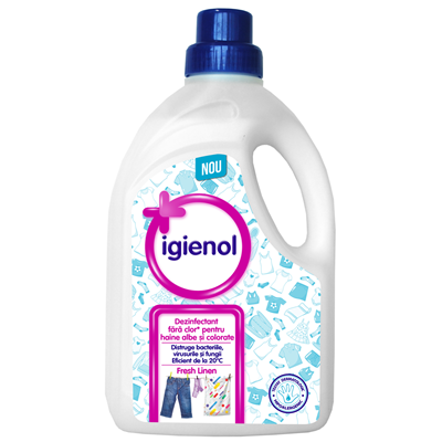 Igienol 1.5L soluție pentru igienizarea rufelor