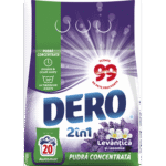 Dero 2 in 1 Detergent Rufe Lavanda 1,5 Kg