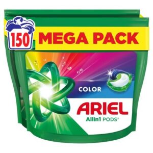 Detergent de rufe capsule Ariel Allin1 PODS Color, 150 Spalari