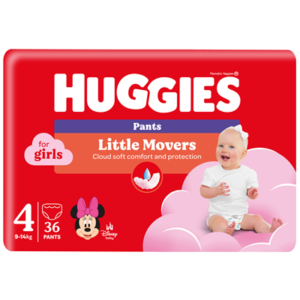 HUGGIES Chilotel Fetițe Nr. 4 – 36 Scutece 9-14 Kg