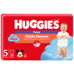 HUGGIES Chilotel Băieți Nr. 5 – 34 Scutece 12-17 Kg