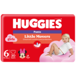 HUGGIES Chilotel Fetițe Nr. 6 – 30 Scutece 15-25 Kg