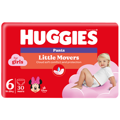 HUGGIES Chilotel Fetițe Nr. 6 – 30 Scutece 15-25 Kg