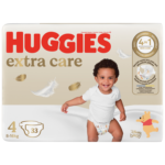 HUGGIES Extra Care Nr. 4 – 33 Scutece pentru Bebeluși 8-16 Kg