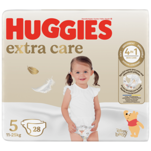 HUGGIES Extra Care Nr. 5 – 28 Scutece pentru Copii 11-25 Kg