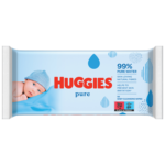 HUGGIES Pure – 56 Șervețele Umede Delicate