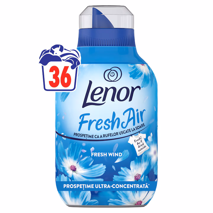 Balsam de rufe Lenor Fresh Air Fresh Wind, 504ml, 36 spalari