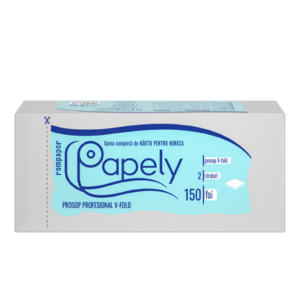 Papely Prosop de Hartie V-Fold 2 straturi 150 foi