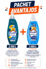 Pachet Detergent Lichid Coccolino 2.160 L + 1.480 L | 91 Spălări